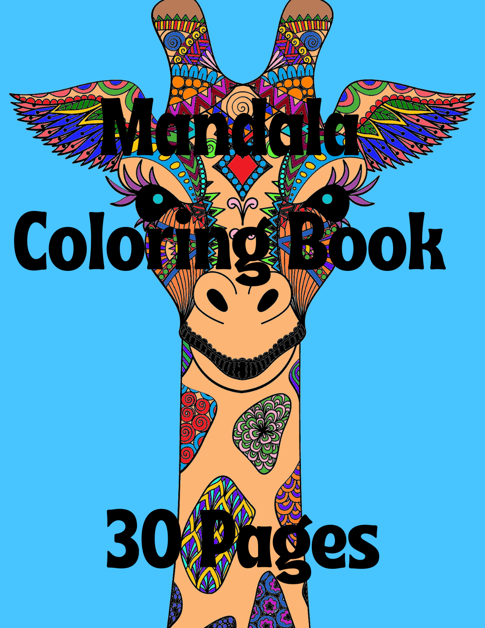 Therapy Coloring Book - Mandala