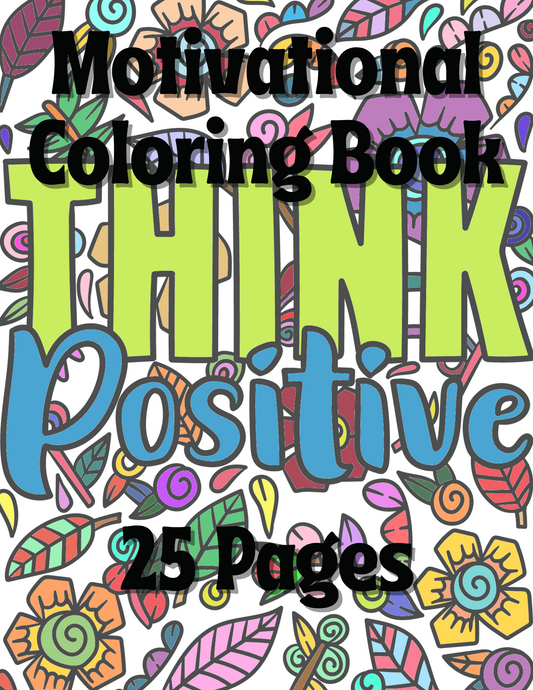 Therapy Coloring Book - Motivational