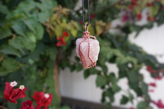 Blush Blossom - Rose Quartz Necklace